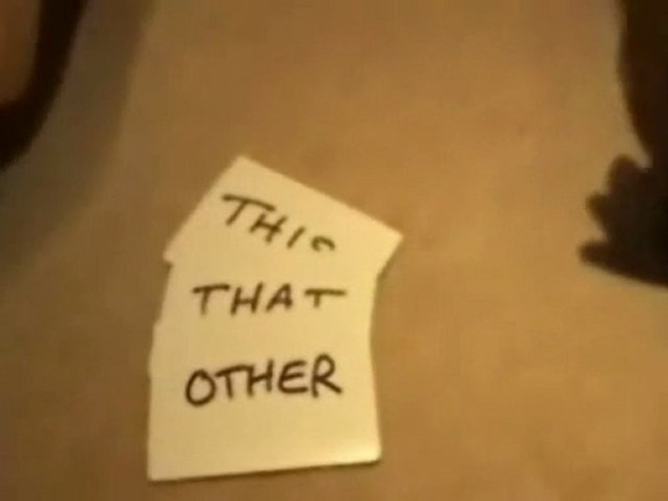 Apprendre tour de magie cartes this and that