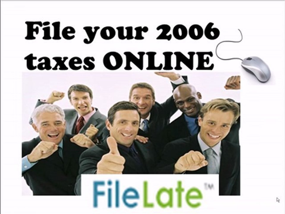 Save time and money: do your 2006 taxes online