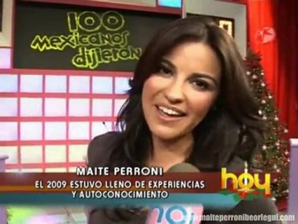 Maite Perroni nos cuenta sus propósitos de año nuevo