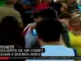 Llegan viajeros de AirComet a Buenos Aires