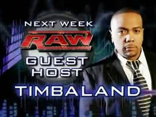 RAW 12 28 09 - Guest Host Timbaland