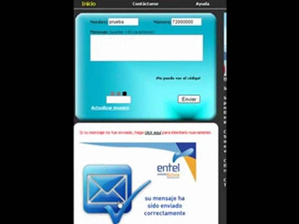 Bolivia SMS - Mensajes de texto a celulares de Bolivia