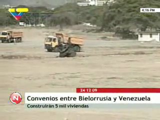 Belarús y Venezuela construiran 5 mil viviendas en el país