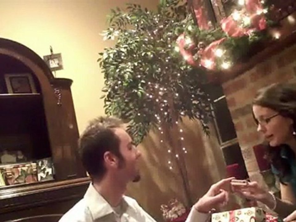 HOT CHICK OPENS CHRISTMAS GIFT [12/24/09] - 246