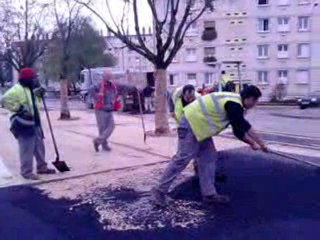 chantier avenue de la libération à Bourges
