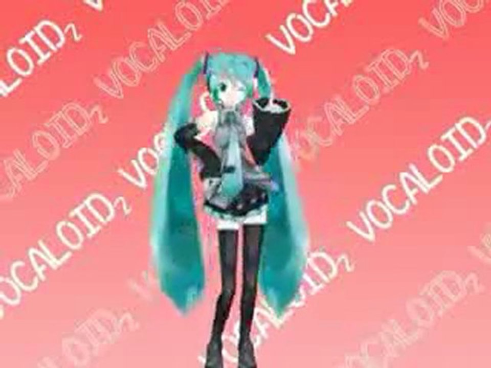 Hatsune Miku-singing Caramelldansen 3D