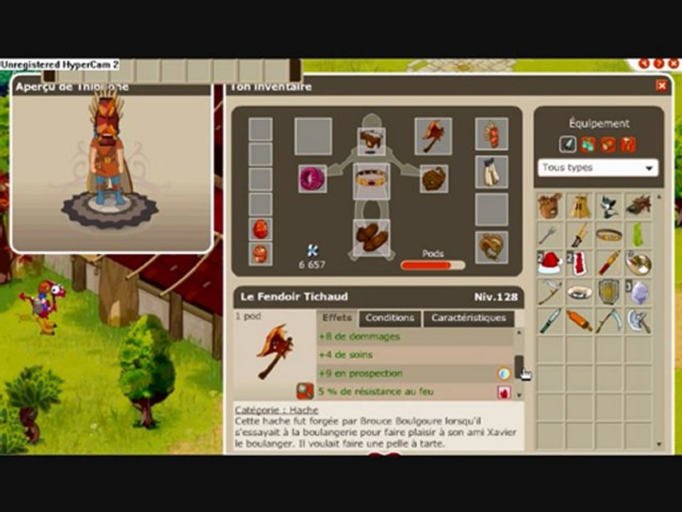 Thiphone feca hache lvl 15X silouate