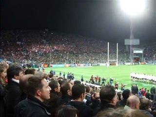 Rugby: France-Nlle-Zélande, Marseillaise, 28/12/09,Marseille