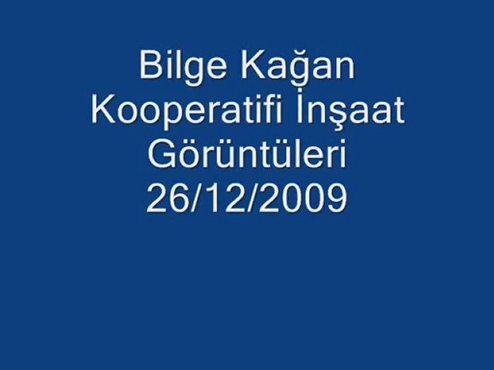Talas Bilge Kağan Konut Yapı Kooperatifi İnşaat Görüntüleri