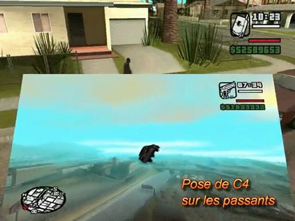 gta san andreas avec les codes par JeuxVideo'z