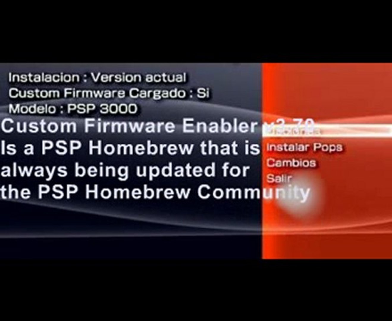PSP Custom Firmware Enabler 3.70 - video Dailymotion