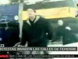 Oposicion causa disturbios en Teherán