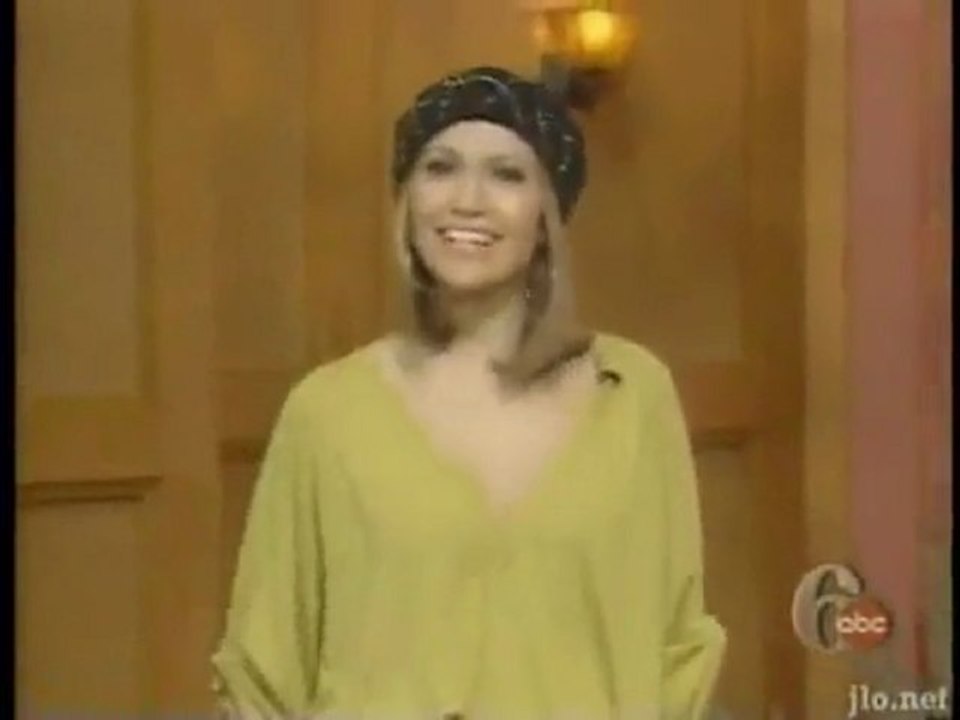 Jennifer Lopez at Regis and Kelly Show 2005