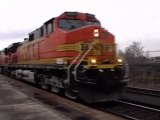 BNSF #4854 W/ a Loaded Grain