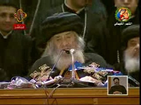 Reunion Pape Shenouda III-23.12.2009-Sujet : Les Apparitions