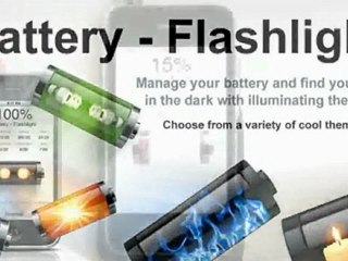 iPhone Flashlight Battery App Review ( Cool New App )