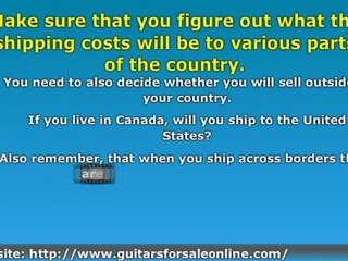 How to Sell Used Guitars Online