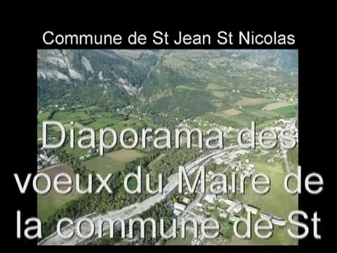 Les voeux du maire 2009 de la commune de St Jean St Nicoals