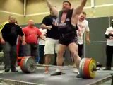 Force soulevé de terre record du monde Andy Bolton 457.5kg