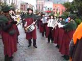 Fanfardeon au marché de Noël à Mons