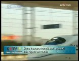 China inaugura tren de alta velocidad más rápido del mundo