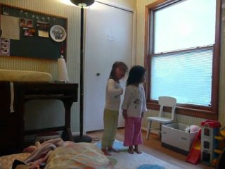 Elle Sari sleep over Xmas 2009