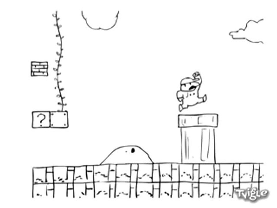 Pacman contre Mario !!