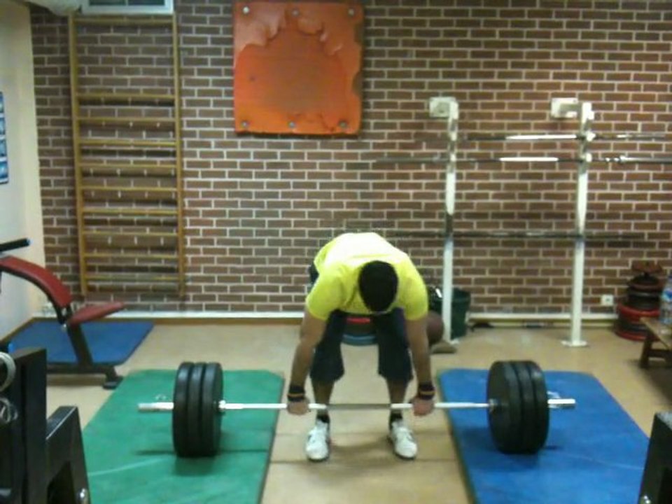 Athlé haltéro Tom épaulé complet 5x110kg dec09