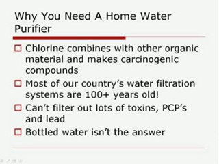 Why You Need a Home Water Purifier