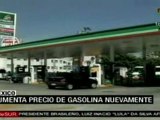 Mexico aumenta el precio de la gasolina