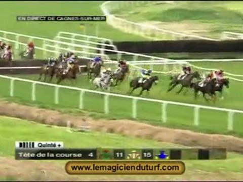La vidéo des courses Quinté à Cagnes Lundi 28 décembre 2009