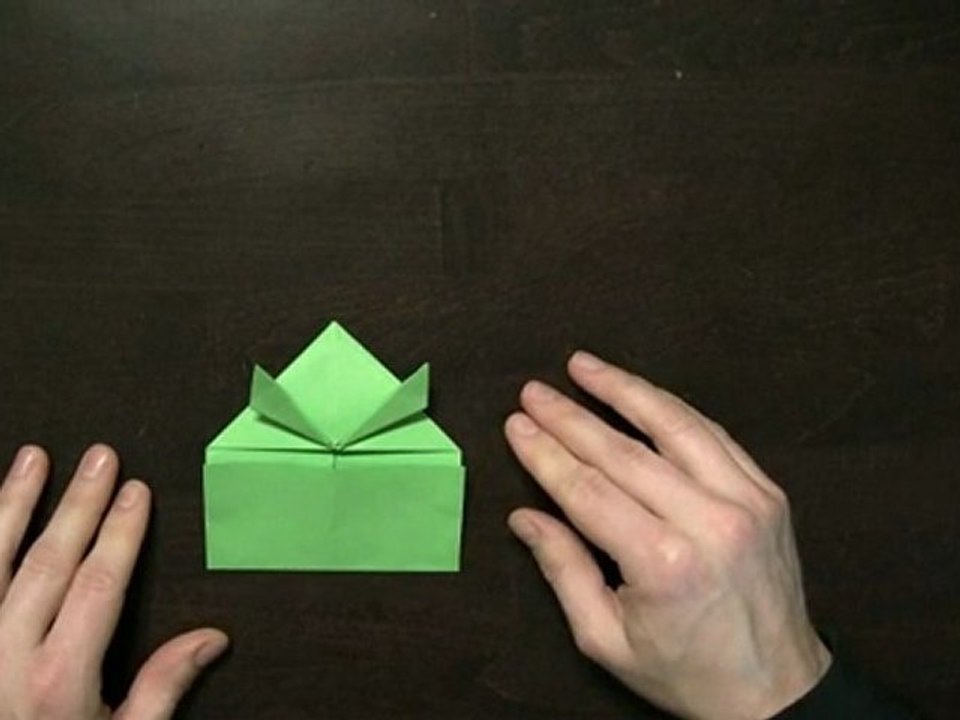 Origami frosch -  frog