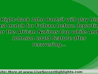 Chelsea vs Fulham 2009 December 28 English Premier League