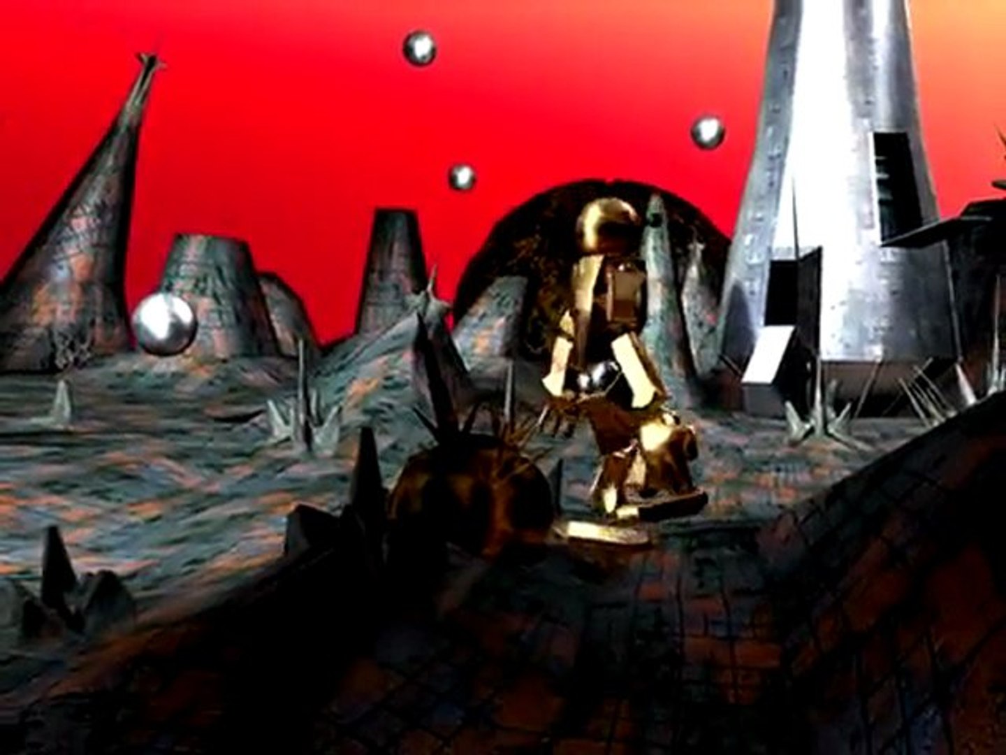 ⁣Metal Man on planet Metal