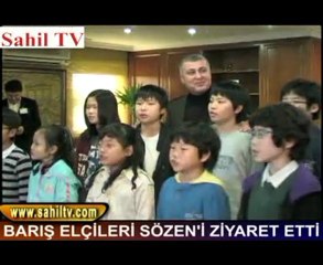 BARIŞ ELÇİLERİ SÖZEN'İ ZİYARET ETTİ