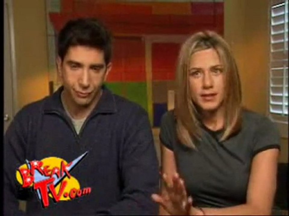 Jennifer Aniston & David Schwimmer - Break TV Interview