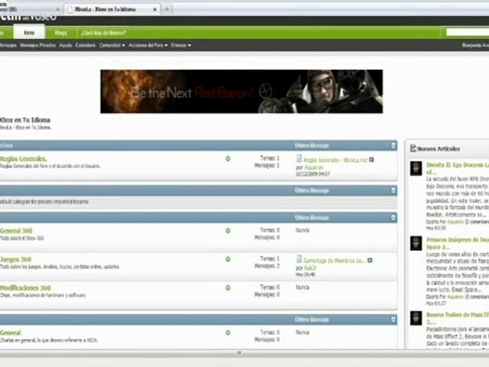 Tutorial nueva pagina xboxla