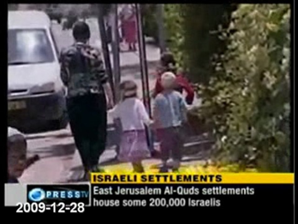 Israël poursuit la colonisation - 28/12/2009