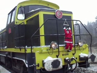 dans le 63705 train postal pour le Père Noel du CFHF