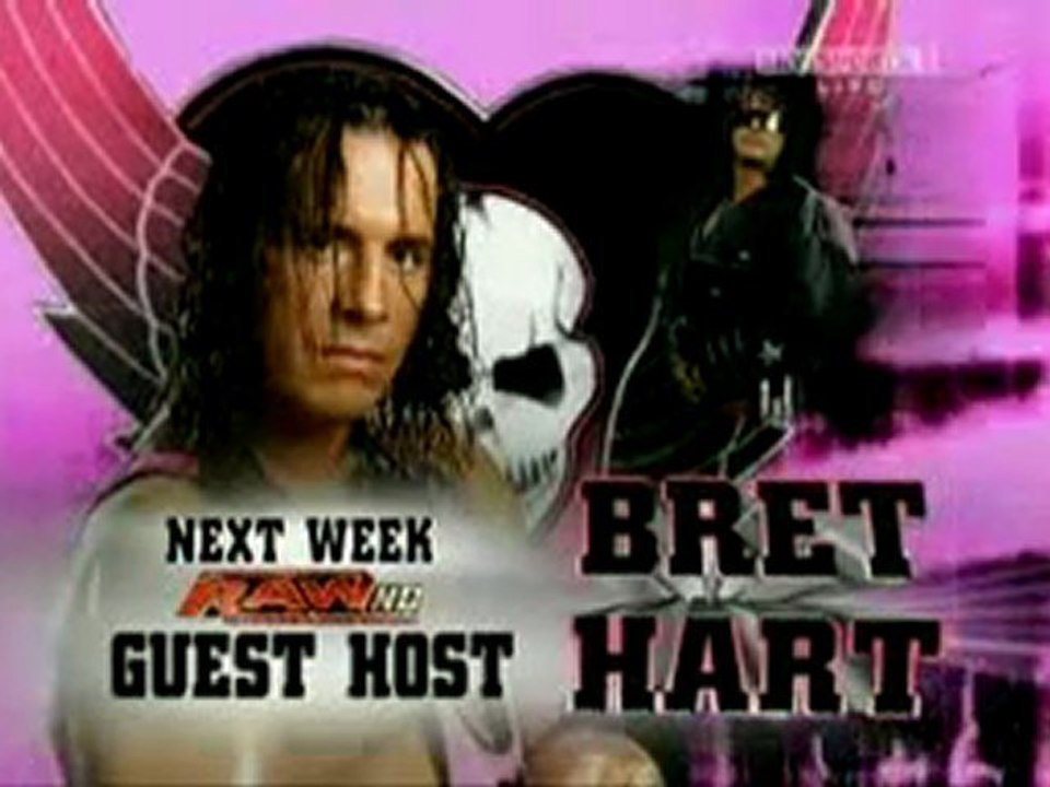 Next Week RAW  Guest Host Bret Hitman Hart [1/4/10]
