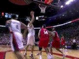 NBA Jeff Pendergraph throws down a two-handed putback jam ov