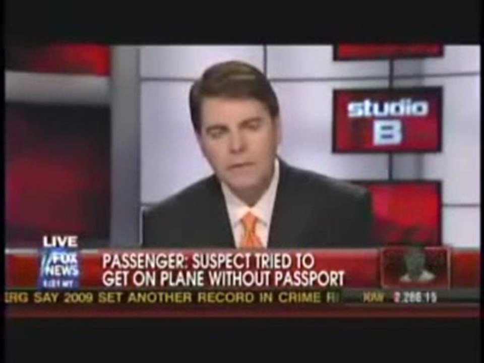 Vol Amsterdam-Detroit.Le terroriste n'avait pas de passeport