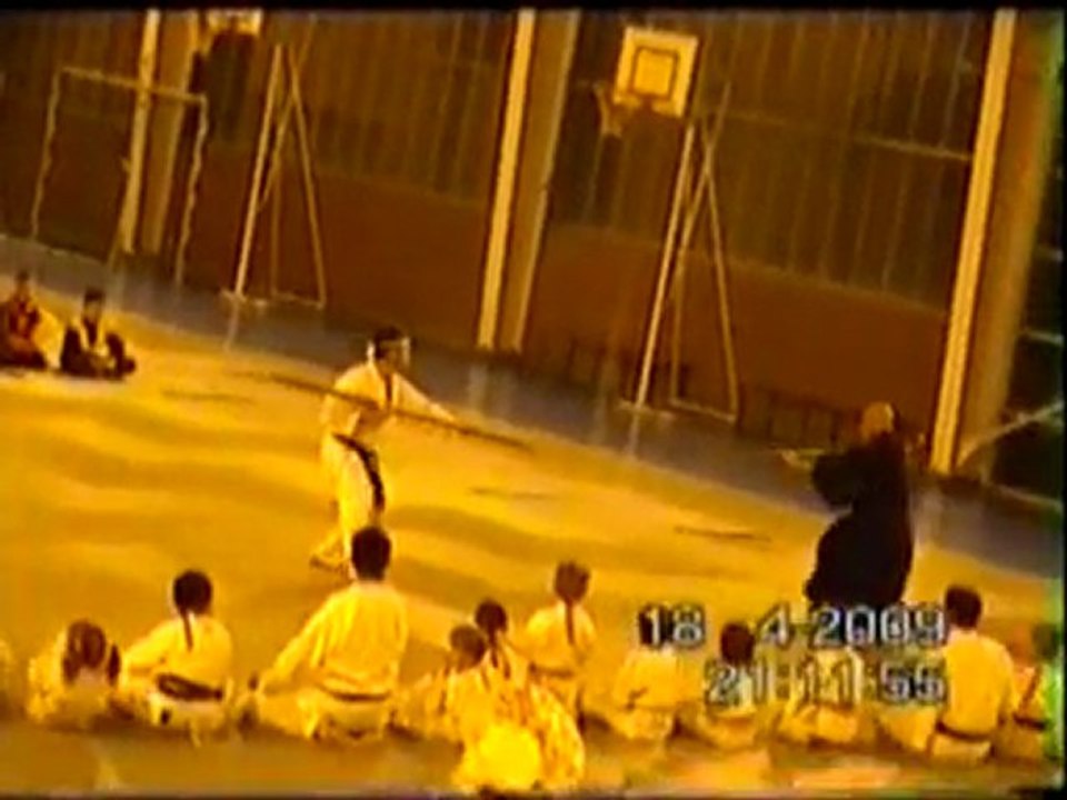 combat baton bo jutsu karaté do shotokai partie 1