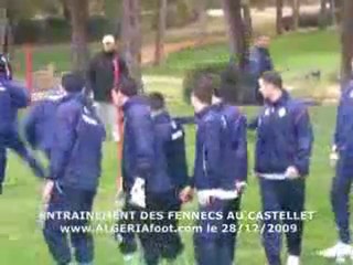 entrainement au CASTELLET avant la CAN 2010