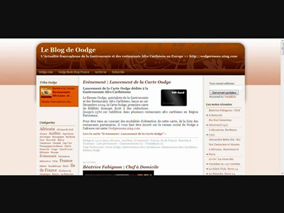 Gastronomie Sénégalaise - Resonance Africaine