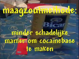 PastaBase(Crack) elaborada con amoniaco/bicarbonato de sodio