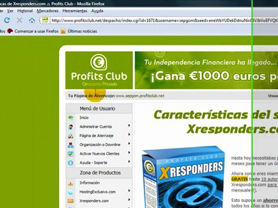 Un Tour de mi Despacho Privado y Sitio Web de Profits Club