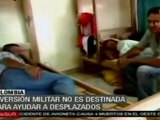 Denuncian abandono oficial a desplazados en Colombia