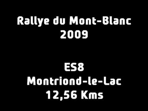 ES8 Rallye du Mont-Blanc 2009