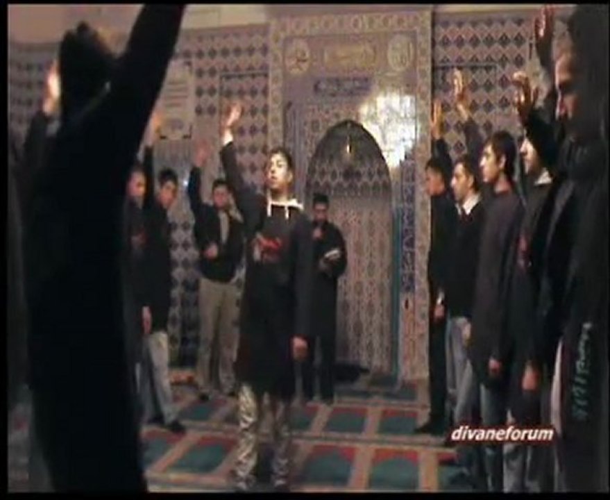 İMAM RIZA CAMİİNDE HZ EBUTALİB CAMİİ DESTESİ .MUHARREM